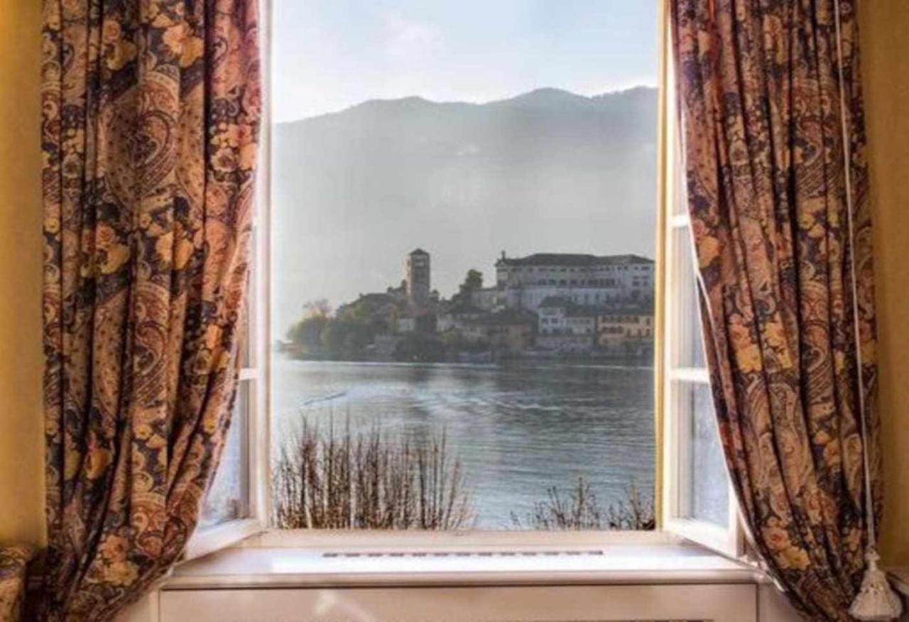 Casa Orta Appartamento Con Vista Lago Орта Сан Джулио Екстериор снимка